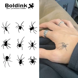 Halloween SpiderTemporary Tattoo,Lasts To 15 Days New Technology Magic Waterproof Semi Permanent Sticker.