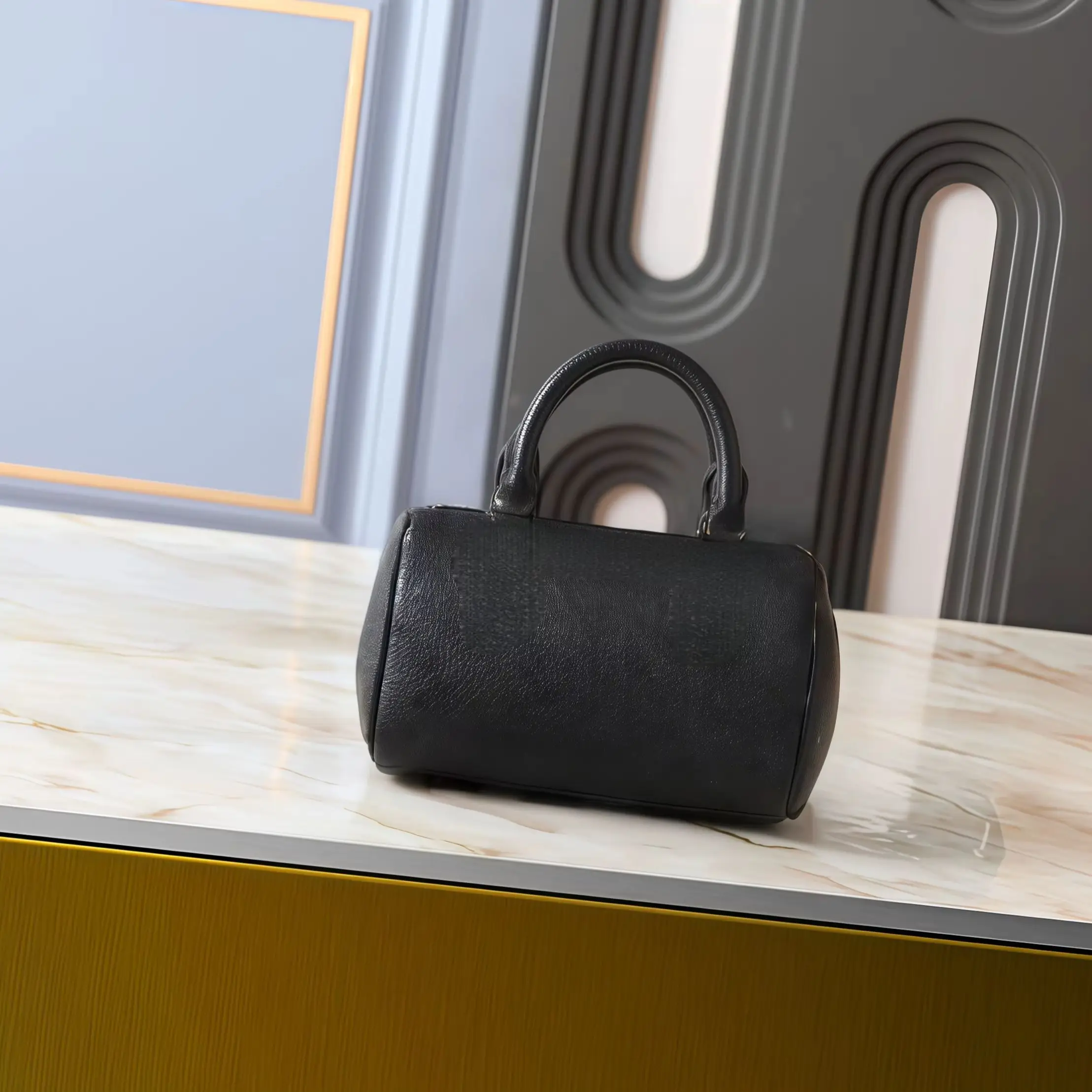 

2025 Новая регулируемая и съемная женская сумка/сумка через плечо черного цвета 16 x 10 x 7,5 см