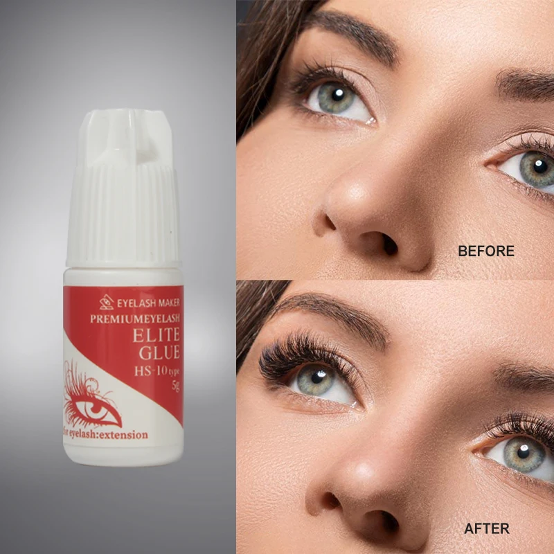 Korea Import Premium Elite Eyelash Extension Glue Select HS Lash Adhesive 2s Drying Time HS 10 Cola Elite Glue With Lash Glue