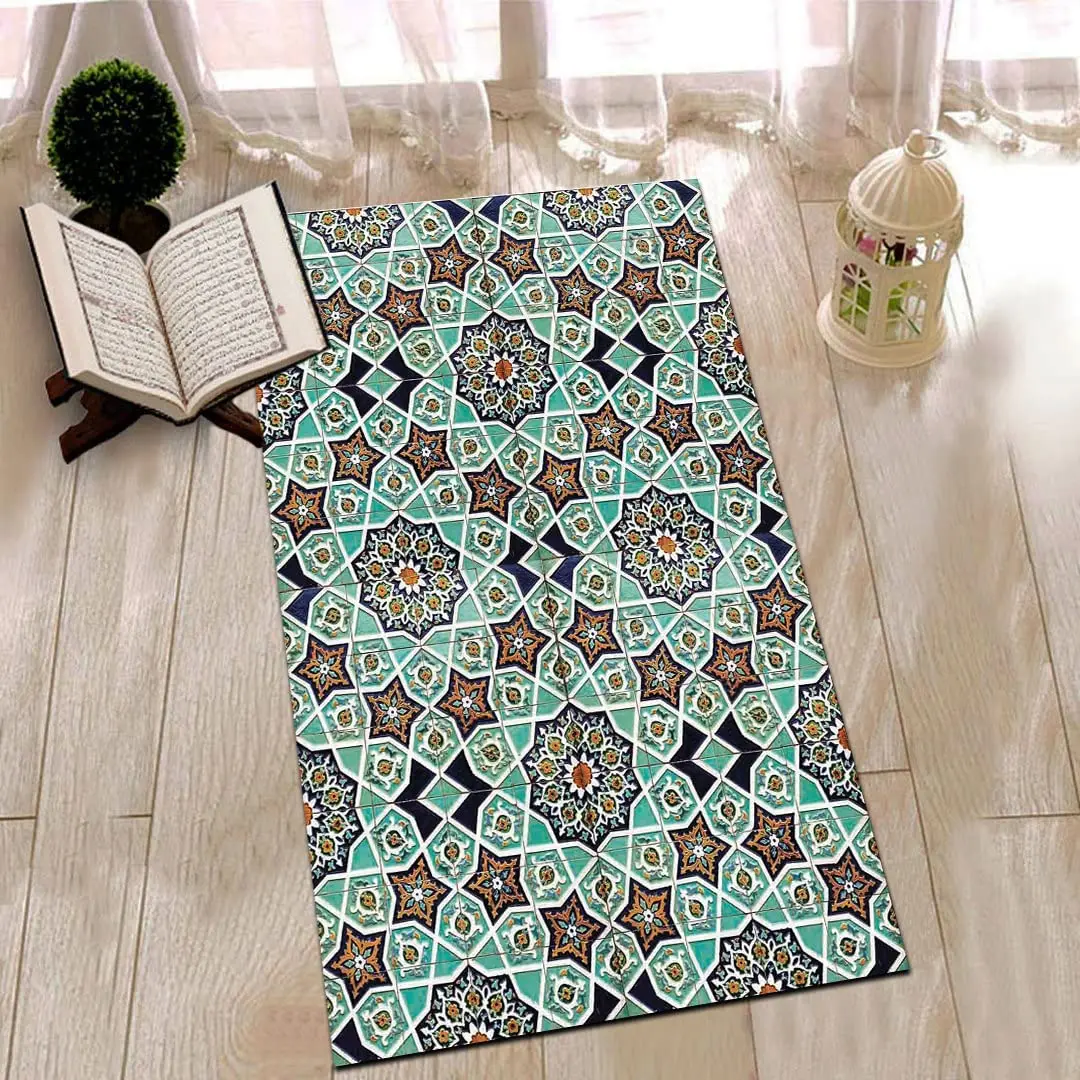 

Elite Prayer Mat Thick Islamic Praying Rug, Turkish Prayer Carpet, Janamaz Sajda Salat Muslim Namaz Pray, Prayer Rug, Sajadah