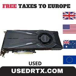 2024 USED GIGABYTE RTX 2080 TI 11GB Turbo Edition GDDR6 352-bit GV-N208TTURBO-11GC