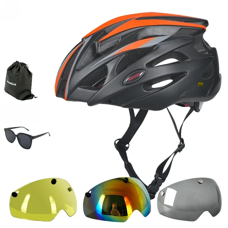 AliExpress Moon MOON Bike Helmet with Mips System Mountain Cycling Helmet Lightweight Impact Protection for Adult Outdoor Bike Riding