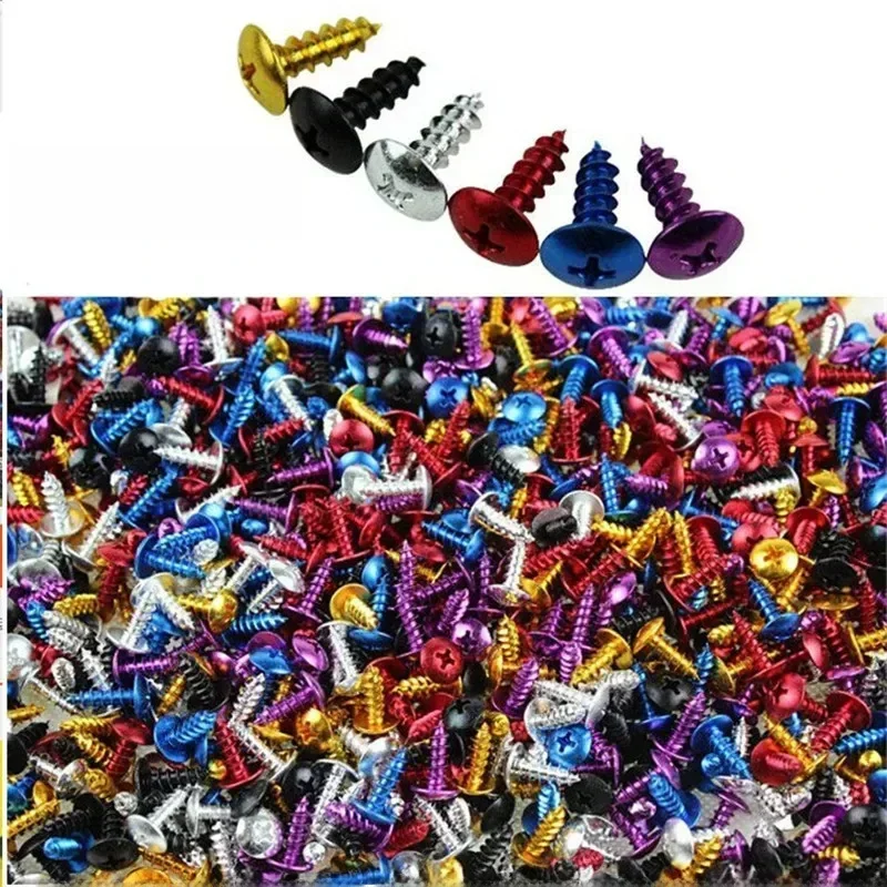 AliExpress 30 pc/lot M5x16 aluminum motorcycle screw colorful color motorbike motor bicycle Motorcycle