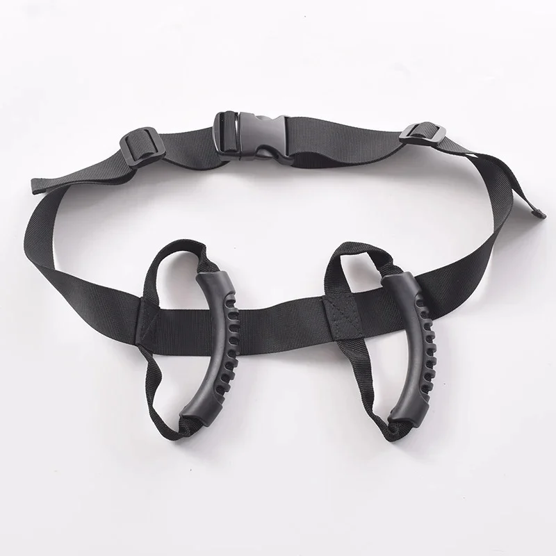 AliExpress NONE Motorcycle Safety Belt Rear Seat Passenger Adjustable Grip Grab Handle Non-slip Strap With Handle Bicycle Children Safety Harnes