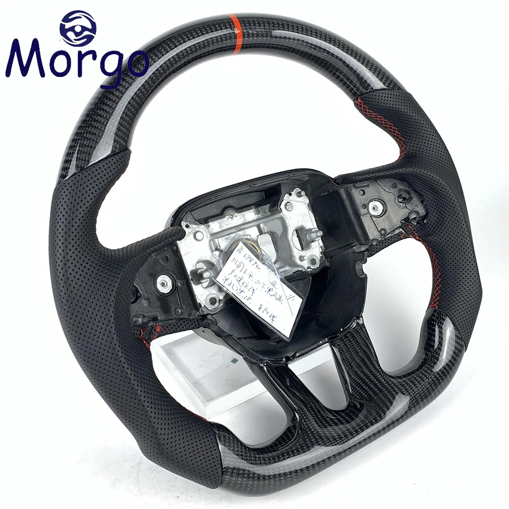 For Dodge Charger Challenger Carbon Fiber Steering Wheel Fit for Chargersrt Challengersrt SRT 2015-2023 Steering Wheel