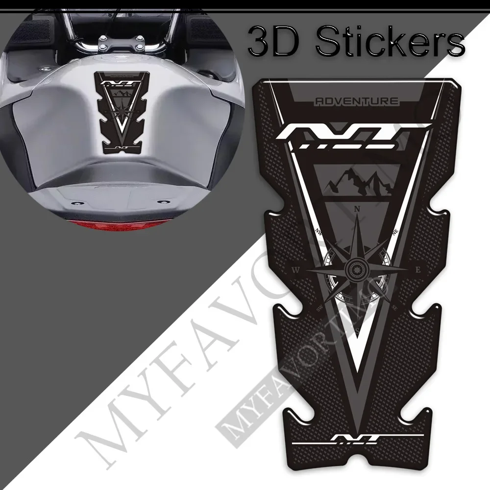 Motorcycle Fit Honda NT 650 700V 1000 1100 NT650 NT1100 Adventure Stickers Decals Protector Tank Pad Gas Fuel Oil Kit Knee