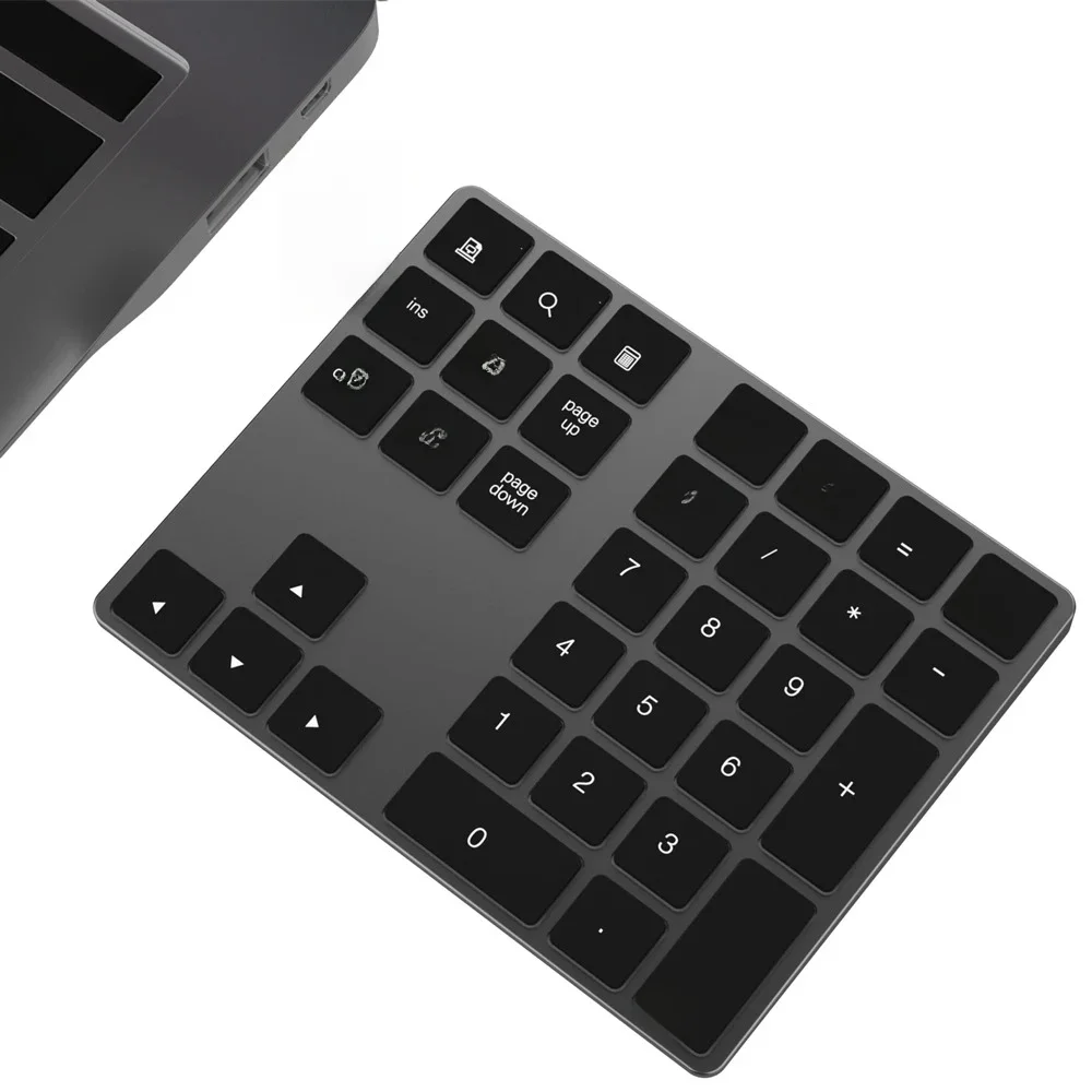 Mini clavier numérique sans fil BT, pavé numérique 34 prédire, comptabilisation pour ISub PC tablette ordinateur portable, pavé numérique aste