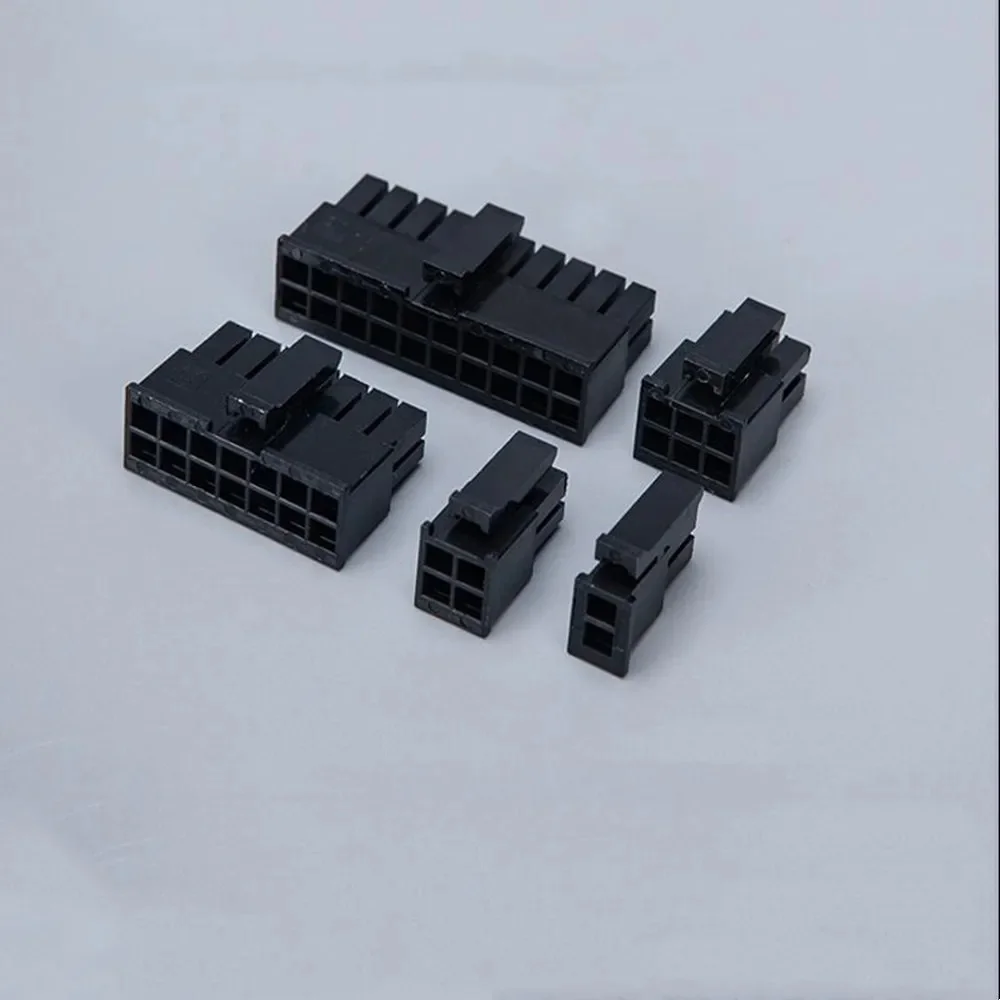 100 sztuk/1 partia Molex złącze 3.0mm małe 5557 mężczyzna plastikowa powłoka obudowa dla PC notebook mocy 2*1P 2 3 4 5 6 7 8 9 10 11 12Pin — zdjęcie 2