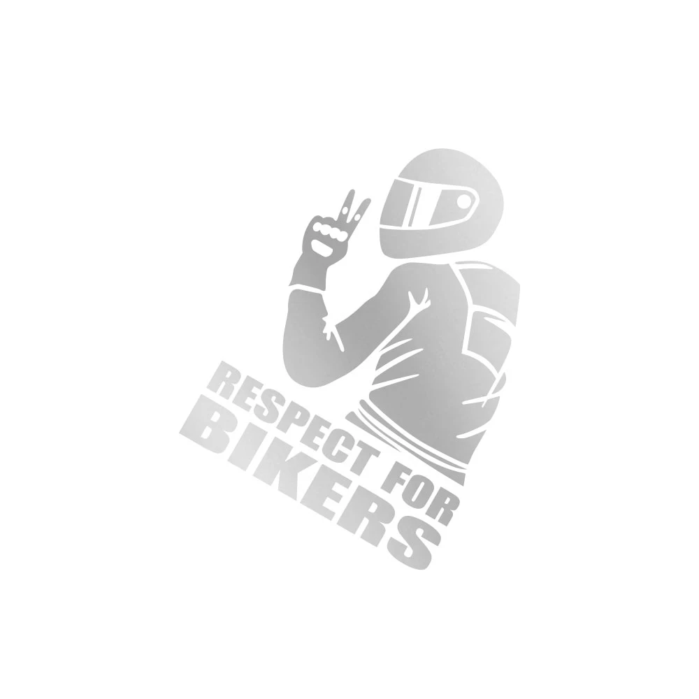 Various Sizes Respect For Bikers Car Sticker Waterproof  Sticker Decal Funny Vinyl Bike Motorcycle Auto Car Styling Decoration