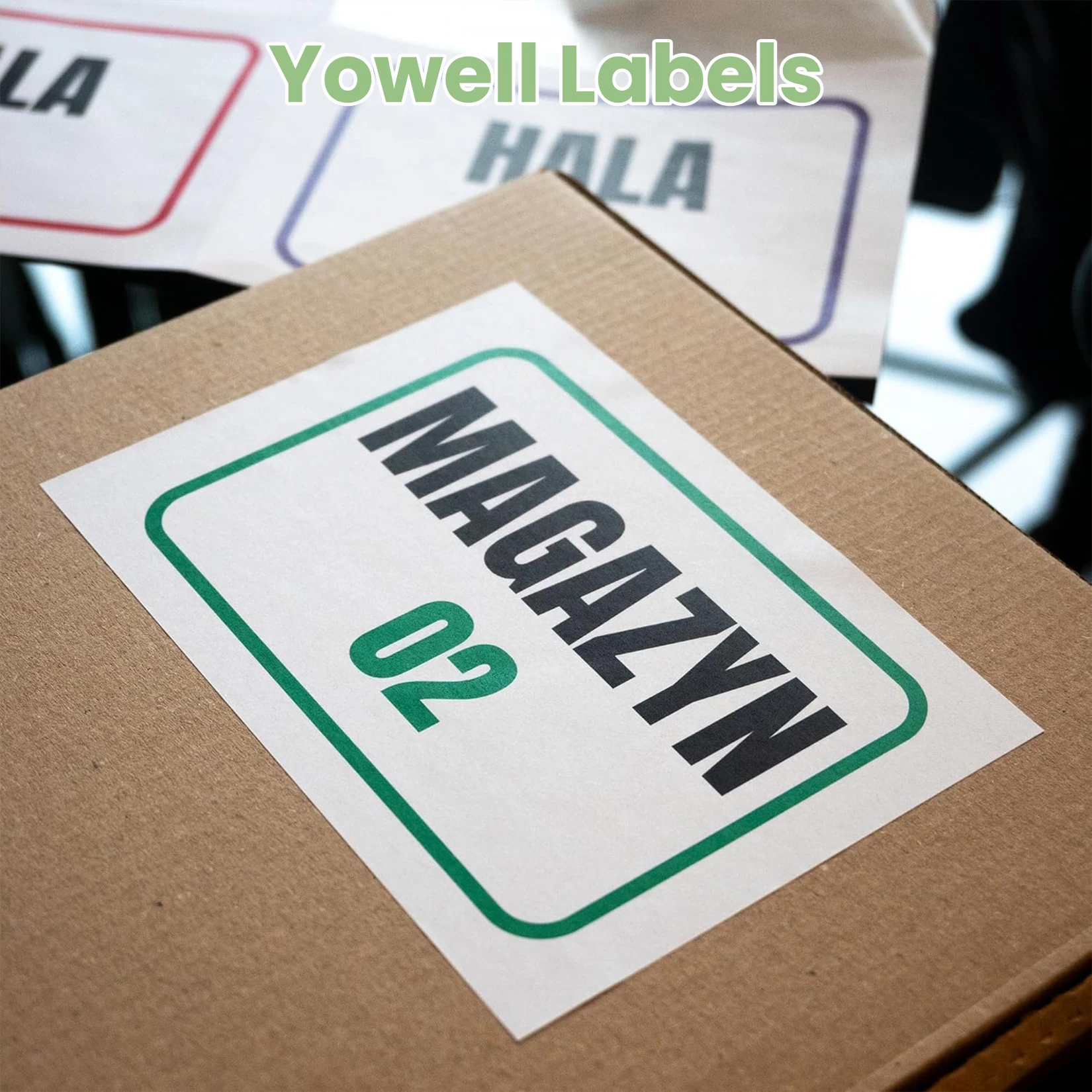 Yowell 5 x Thermoetiketten (50*80mm, 270 Etiketten) Kompatible Etiketten für Phomemo M110, M120, M100, M221, M220, M200, M108 – Detail 5
