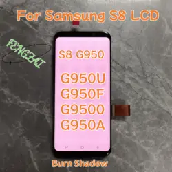 터치 스크린 교체 어셈블리, 삼성 갤럭시 S8 LCD 디스플레이, G950, G950f, G950u 용, S8 스크린 Amoled, 5.8 인치