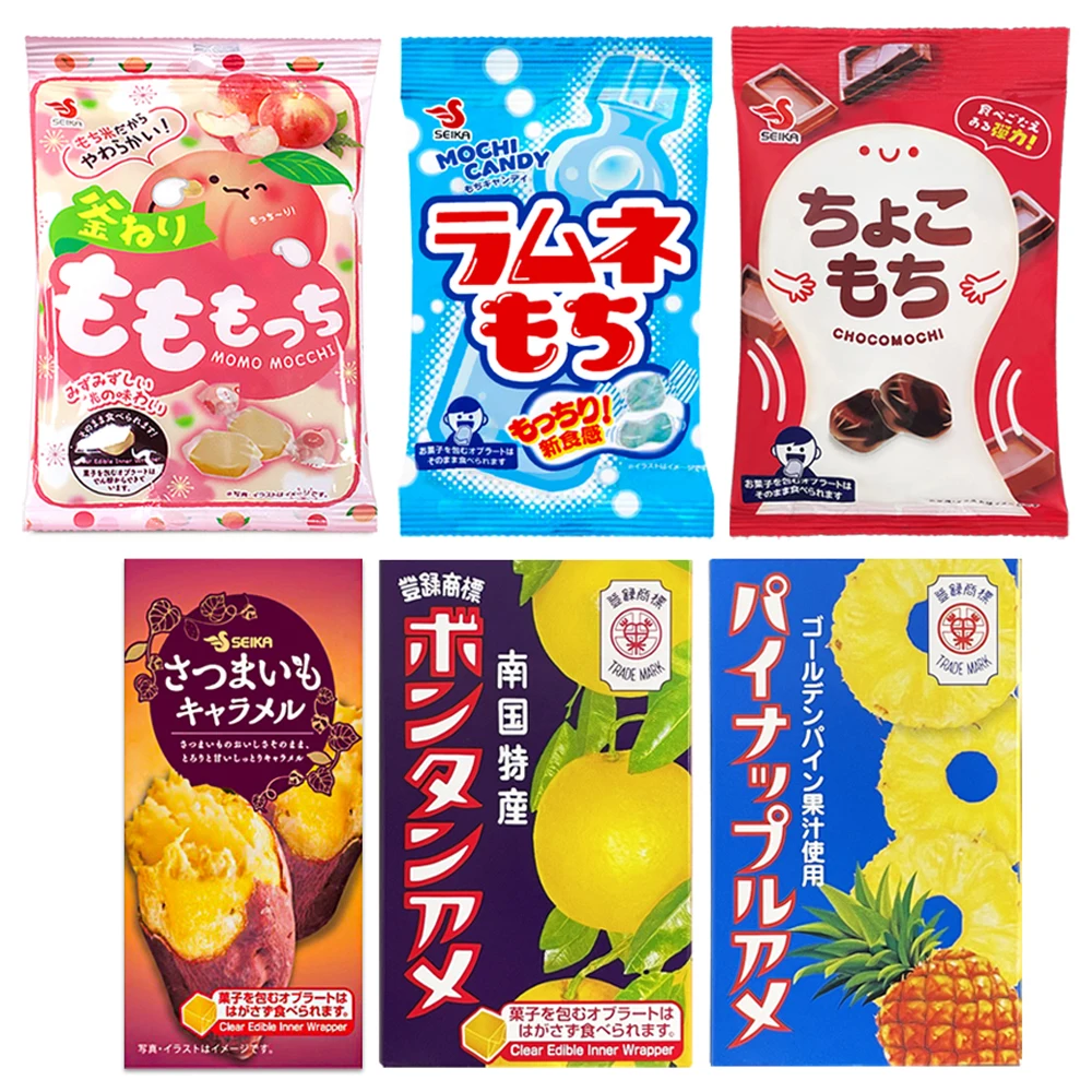 3 pack of seica caramel Japanese imported jelly Mochi