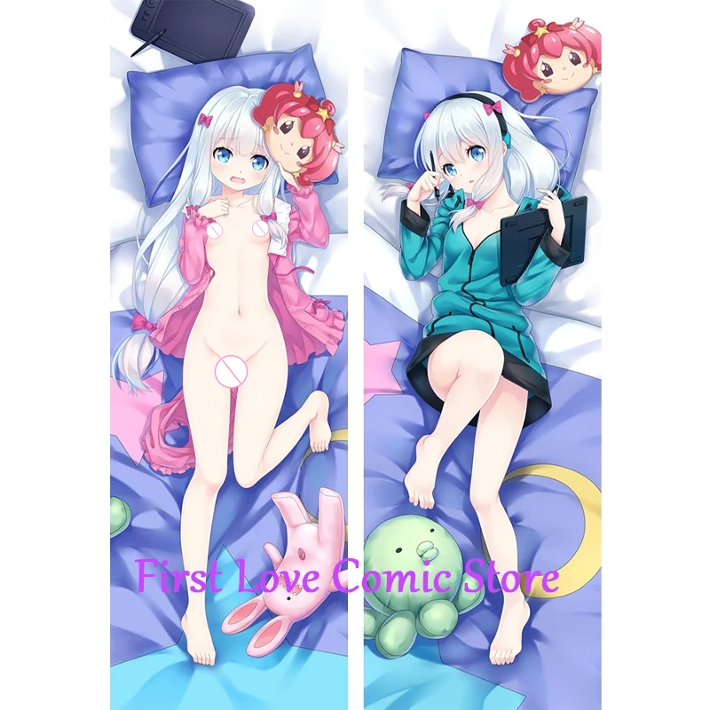 

Anime Decorating Pillow Izumi Sagiri Dakimakura 2-Side Print Pillowcase Hugging Body Cushion Cover Otaku Waifu