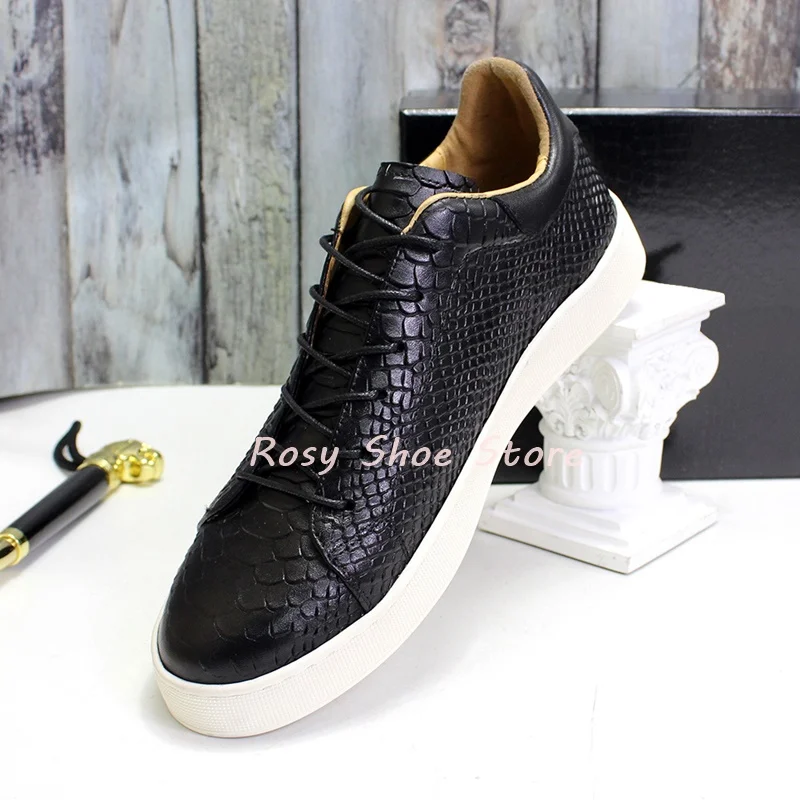 Textura de crocodilo masculino dedo do pé redondo sapatos casuais diariamente respirável condução conforto sapatos planos namoro escritório moda versátil sapatos