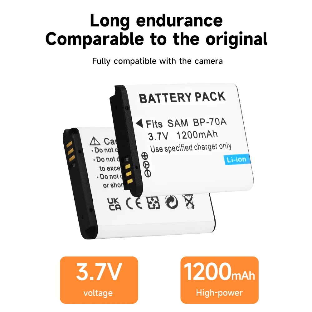 BP-70A EA-BP70A IA-BP70A bp70a iabp70a batterie für samsung st95 st100 st6500 sl50 sl600 tl205 wb30f wb35f dv150f es65 es67 mv800