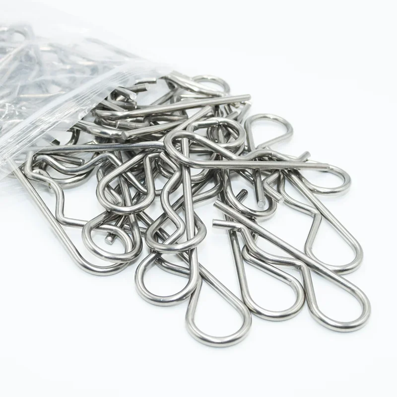 40p 304 Stal nierdzewna RC Body Clip B-type R-type Cotter Pin Wave Circlip Card Pin Hairpin Pins Car Truck Buggy Shell Pins — zdjęcie 2