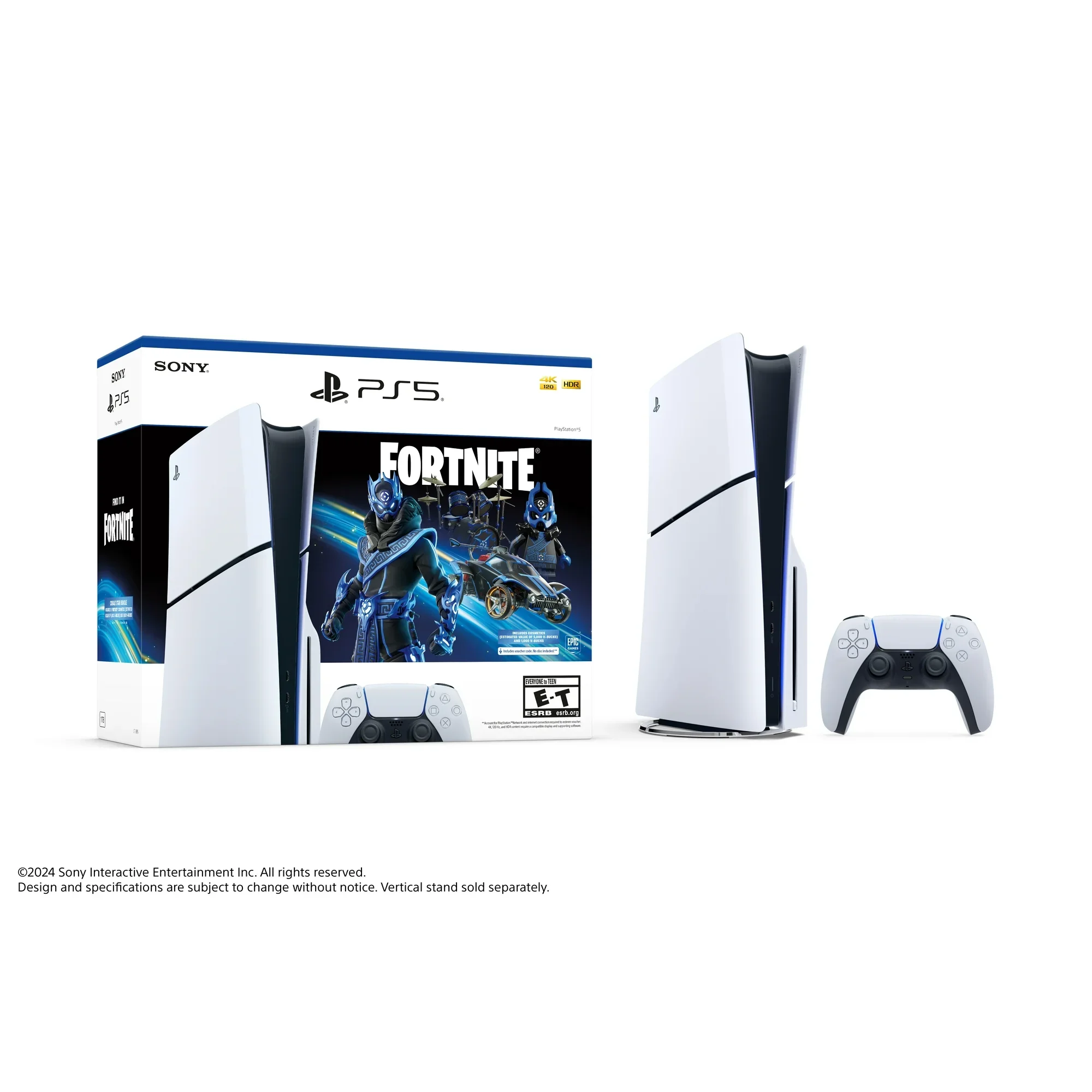 PlayStation 5 Disc Edition - Fortnite Cobalt Star Bundle,PS5
