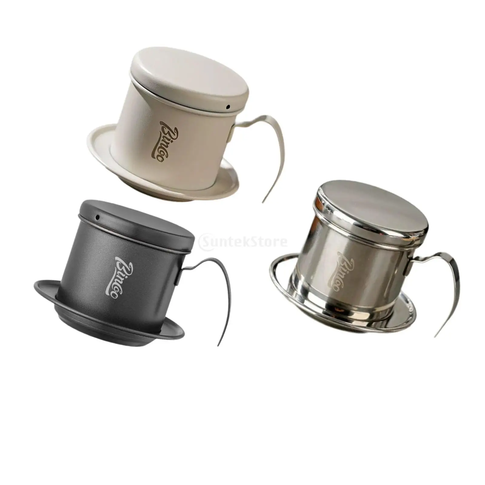 منقط القهوة الفيتنامية المحمولة صانع القهوة المنقط للمقهى التخييم بار الصحافة كوب دليل المساعدة الدائم صب على هدية #2