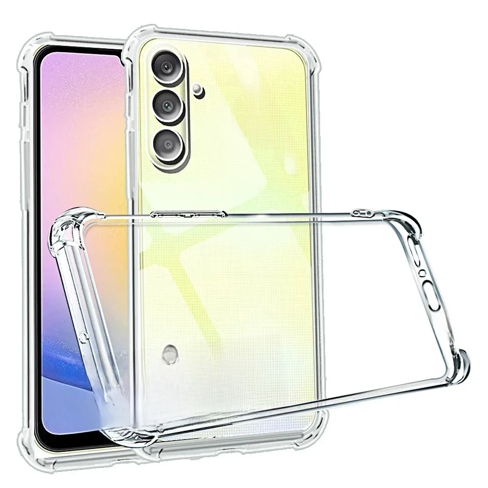 Etui na telefon Samsung Galaxy A55 A06 A16 A26 A36 A56 A25 A35 A15 A54 A34 A14 5G A24 4G A05S A04S A73 A53 Transparent Back Cover — zdjęcie 2
