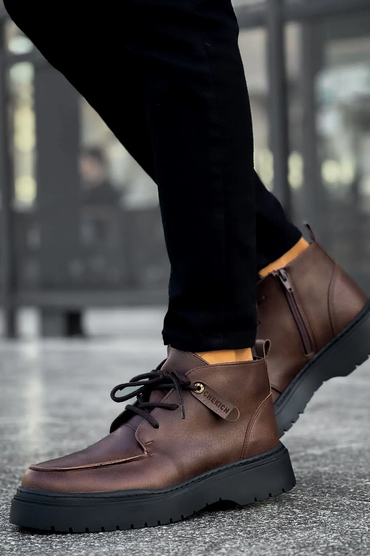 Chekich รองเท้าบูทผู้ชายแฟชั่น CST Bryggen 2024ของแท้รองเท้าบูทสำหรับผู้ใหญ่รองเท้า CH213ผู้ชายคุณภาพสูงทุกวัน