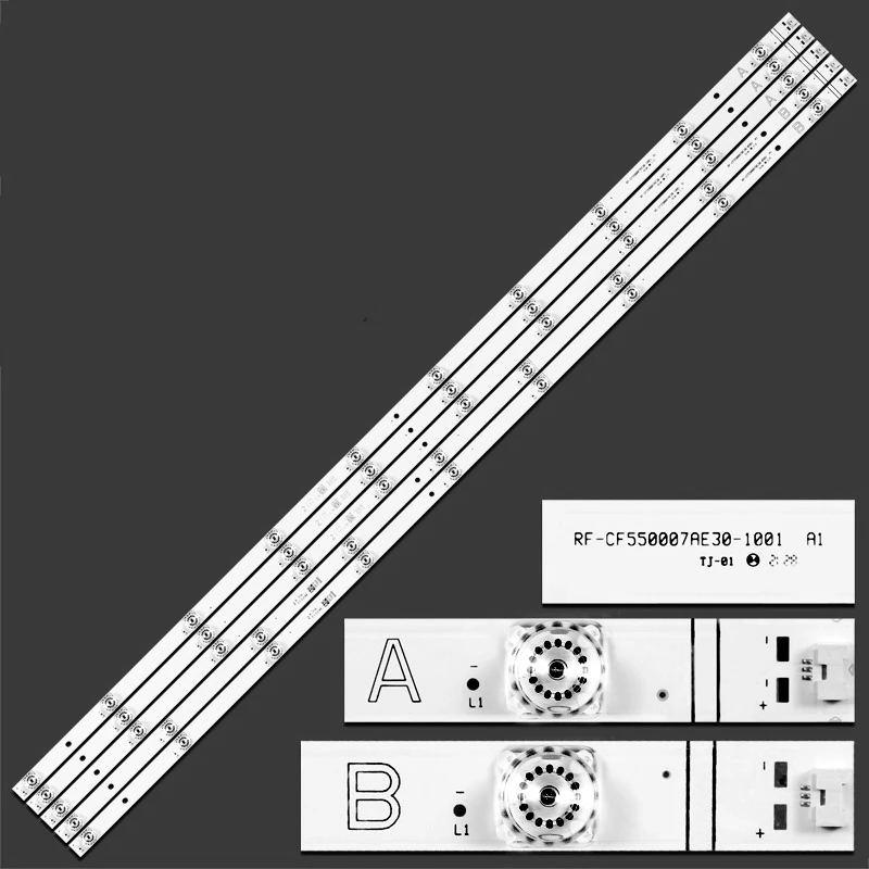 TX-55HX700B TX-55HX710 55UK4B63DB D55U660X5CW RF-CF550007AE30-1001 A1 RF-CF550007BE30-0901 A1용 LED 백라이트 스트립