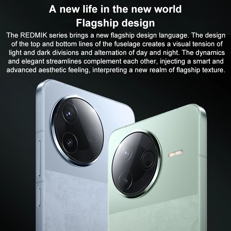 Global ROM Xiaomi Redmi k80 5G 256GB/512GB Snapdragon 8 gen 3 6.67” 2K Screen 50MP+20MP Camera 90W 6550mAh Battery