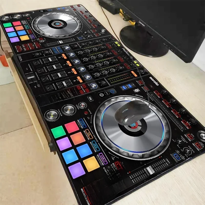 Radio Dj Workbench Mouse Pad Gamer XL Large HD Mousepad XXL Desk Mats MousePads Natural Rubber Carpet Anti Slip Laptop Mice Pad — zdjęcie produktu 7