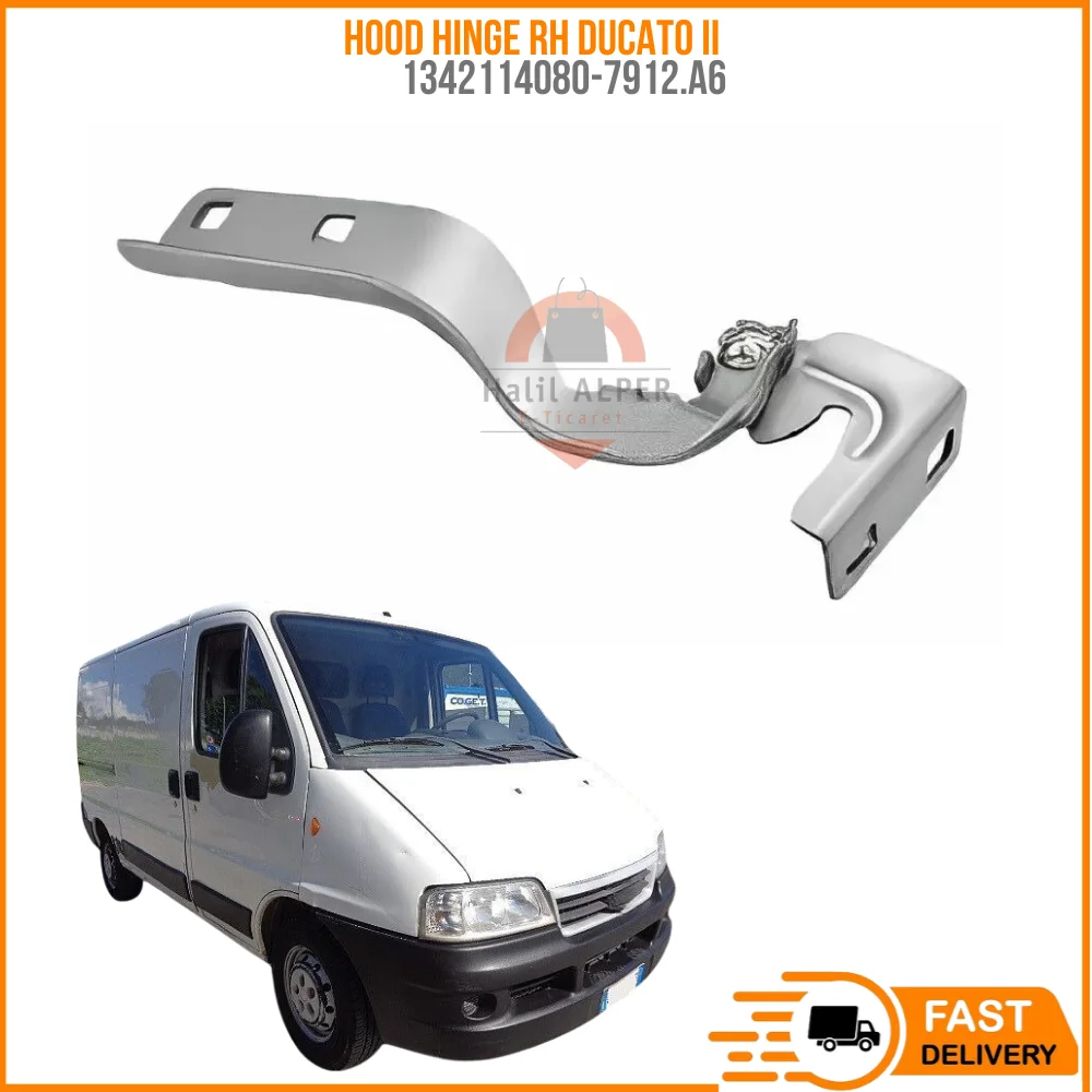 

FOR HOOD HINGE RH DUCATO II 2006- OEM 1342114080-7912.A6 SUPER QUALITY HIGH SATISFACTION AFFORDABLE PRICE FAST DELIVERY