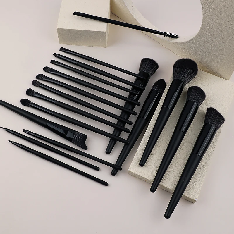 Makeup brush set, 18PCS Phigh-quality foundation concealer, eye shadow, blush brush, makeup brush, professional beauty tools
