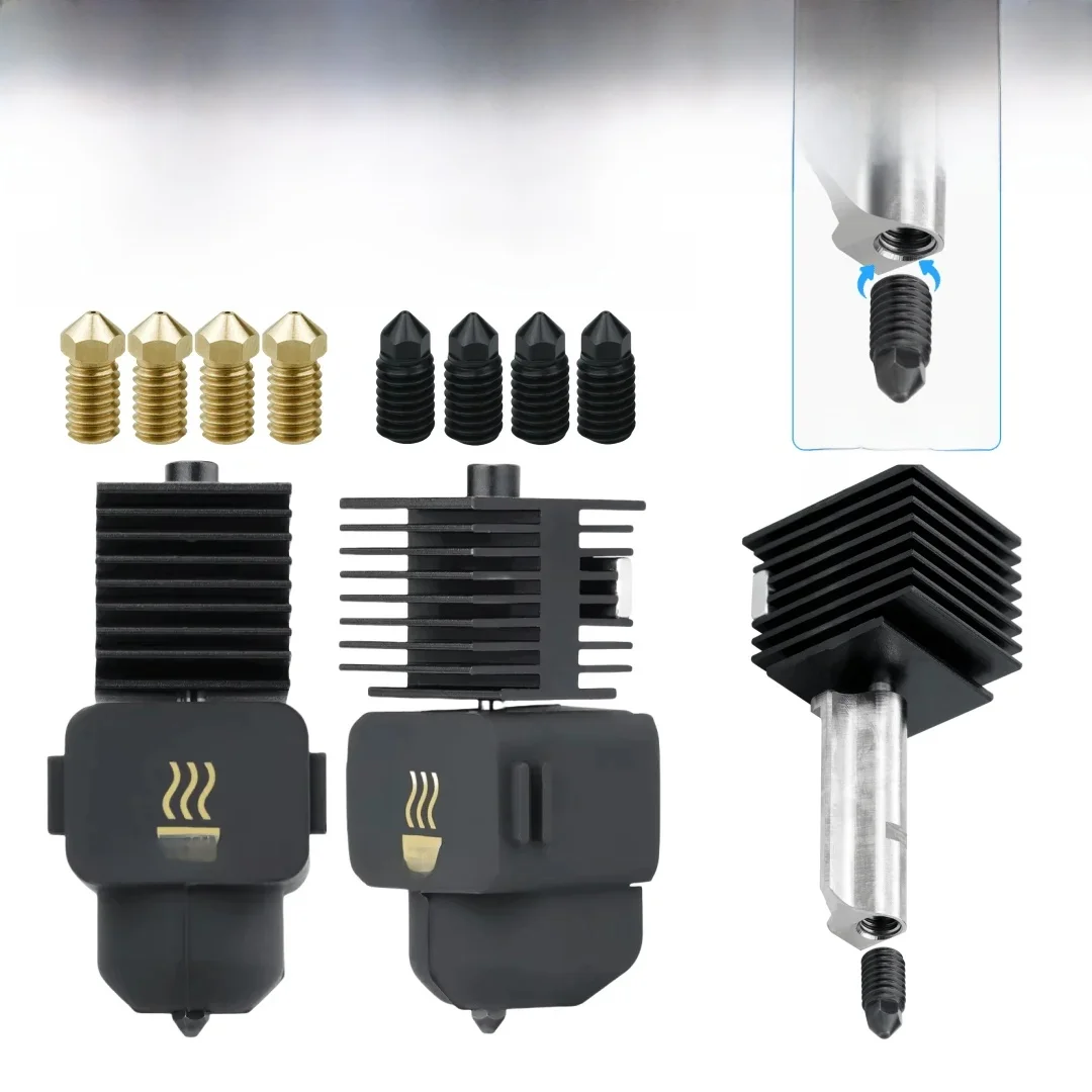 Zestaw Hotend do Bambu Lab A1 Mini z hartowaną stalową dyszą 0,2/0,4/0,6/0,8 mm do A1/A2L, zestaw zamienny Hotend do Bambu A1, ulepszenie — zdjęcie produktu 7