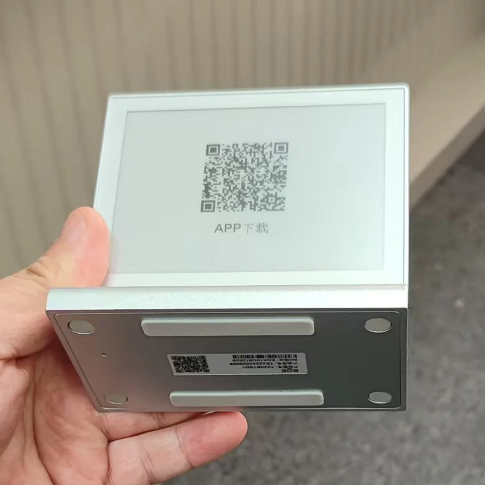 Tampilan E-Ink 4,2 inci Tampilan E-Paper Desktop Layar Satu Sisi untuk Tampilan Menu dan Harga