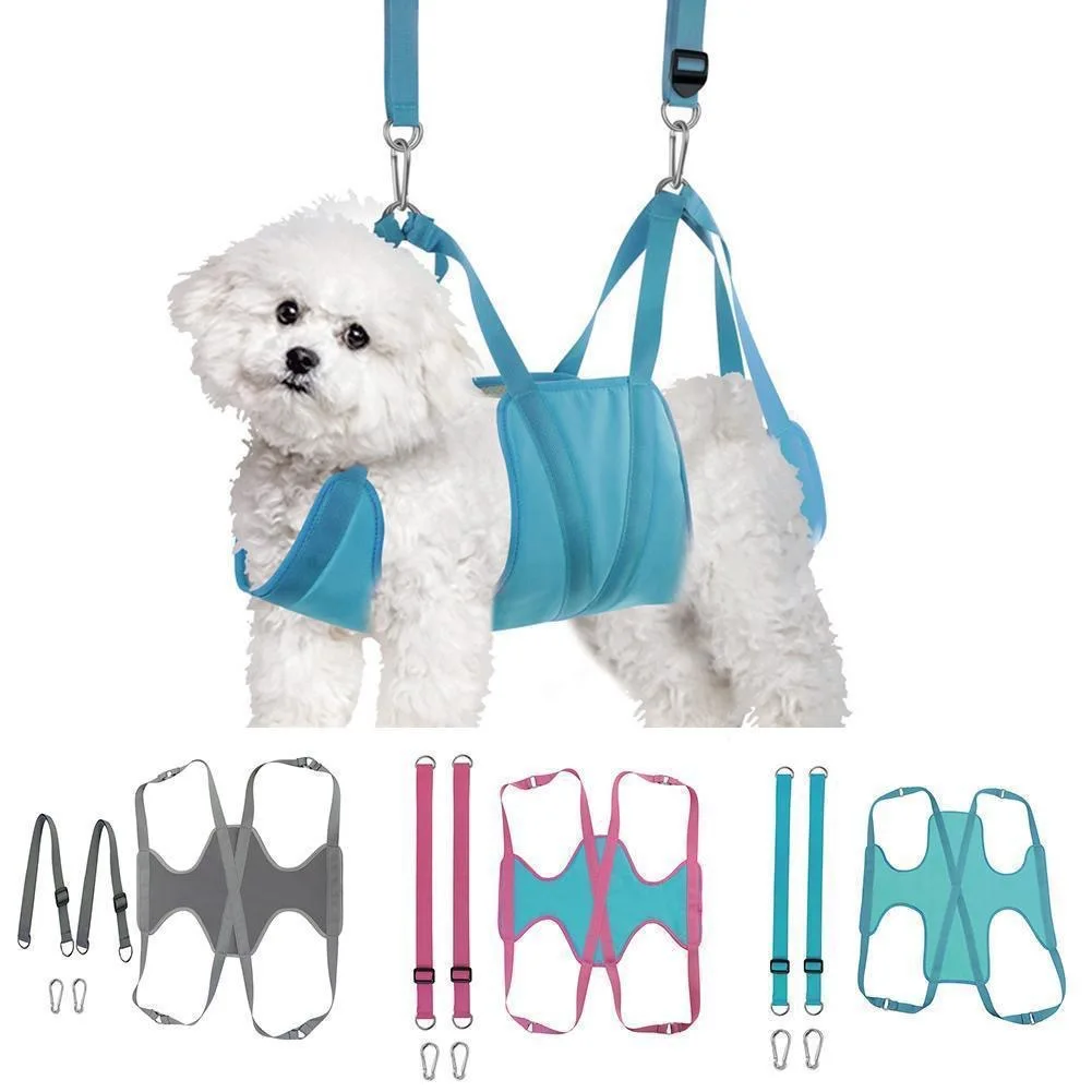 Dog Grooming Hammock Pet Harness with Nail Clipper,Dogs Cats Grooming Kit