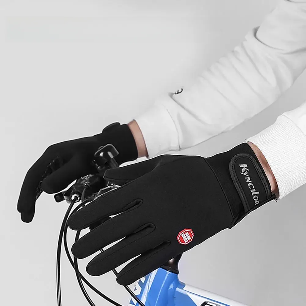 AliExpress Outdoor Men Women Gloves Sports Touch Screen Waterproof Windproof Thicken Glove Autumn Winter Warm Thermal Fleece Running Gloves