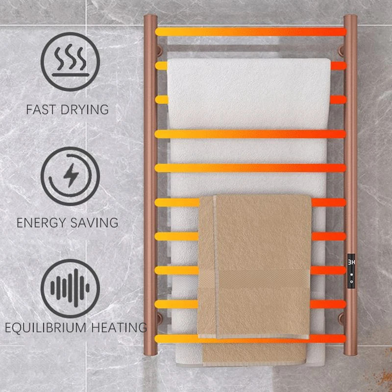 OXG الحائط تسخين كهربائي منشفة رف توفير الطاقة التعقيم منشفة الحمام دفئا التجفيف السريع اكسسوارات الحمام