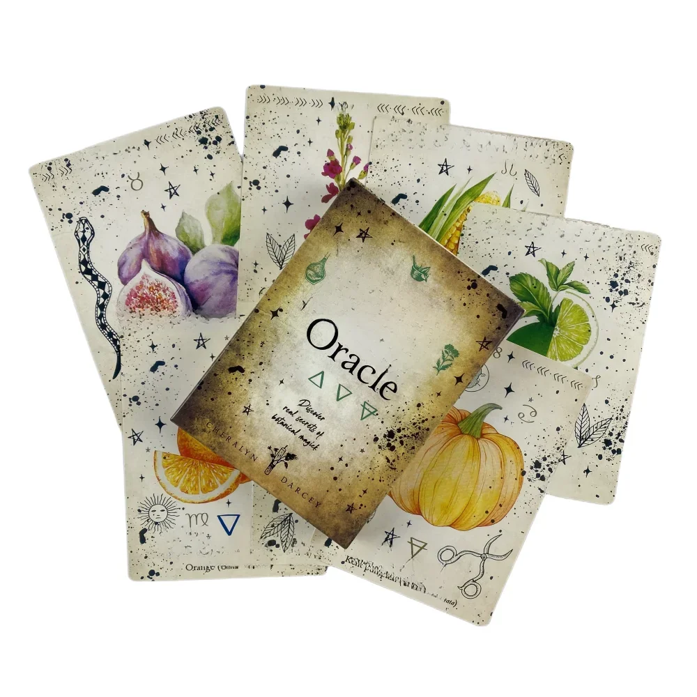 Cartes Oracle de sorcière verte, Tarot révélateur de Fortune, édition de Divination, jeu de société créatif