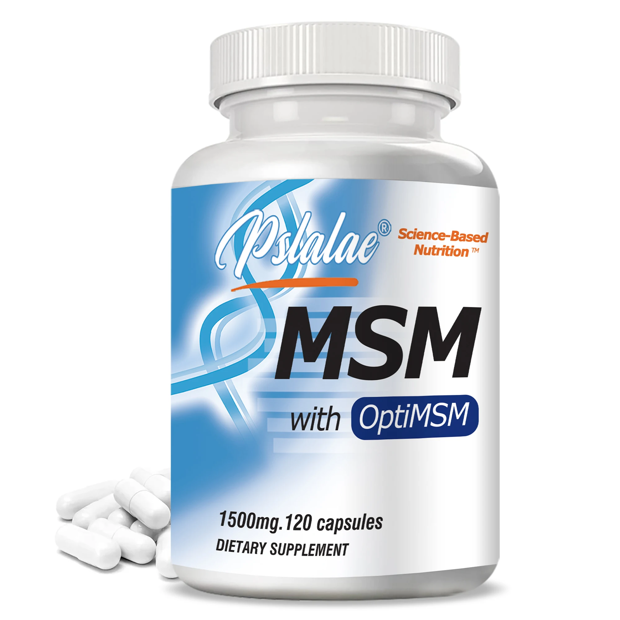 MSM with OptiMSM Capsules 1500mg - Supports Joint Health and Mobility, Relieve Joint Discomfort - 120 Capsules