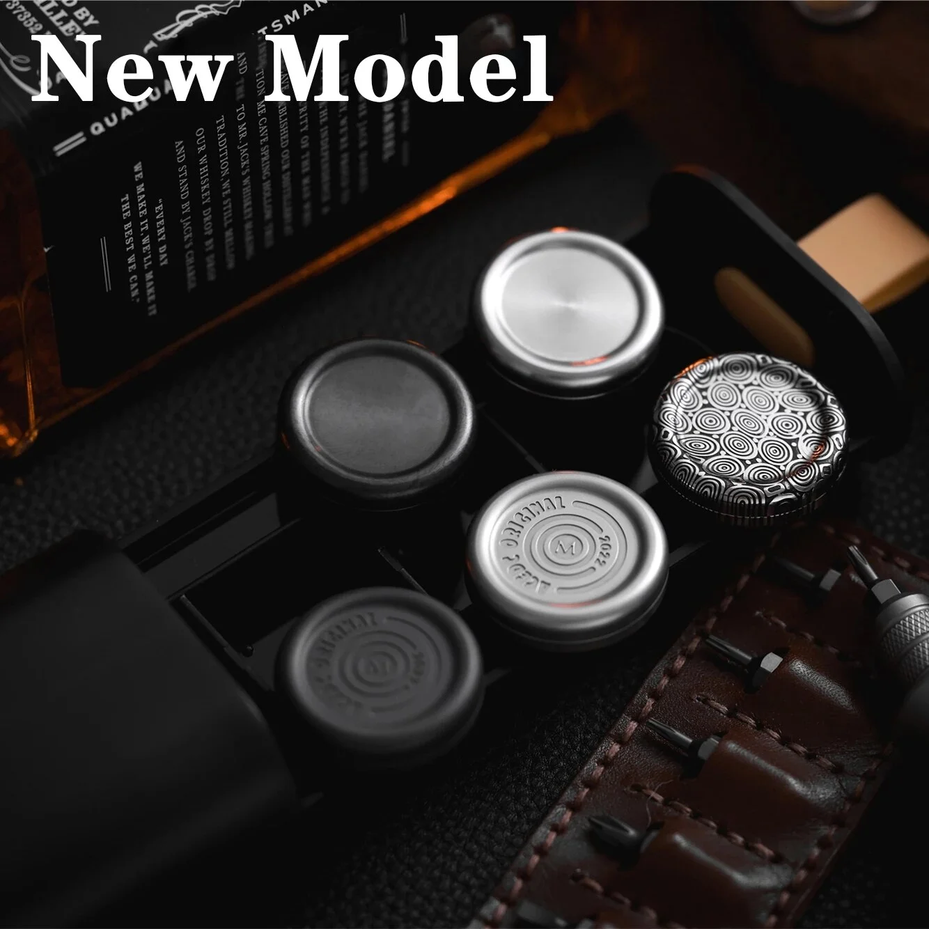 ACEdc Milk Cap Haptic Coins Mini Nano 2022 Engraving New Metal Toy Decompression Toy EDC Gyro Tide Play Gift