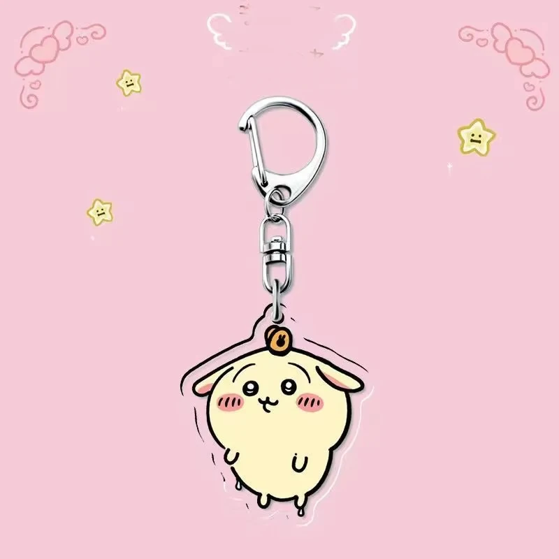 jiyi Acrylic Keychain Peripheral Magic Is Coming Series Cute Hachiware Usagi Cartoon Keychain Cute Pendant Kids Gift
