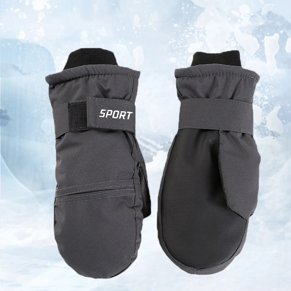 Ski snowboard mittens winter winter cold padded gloves touch smart phone touch gloves