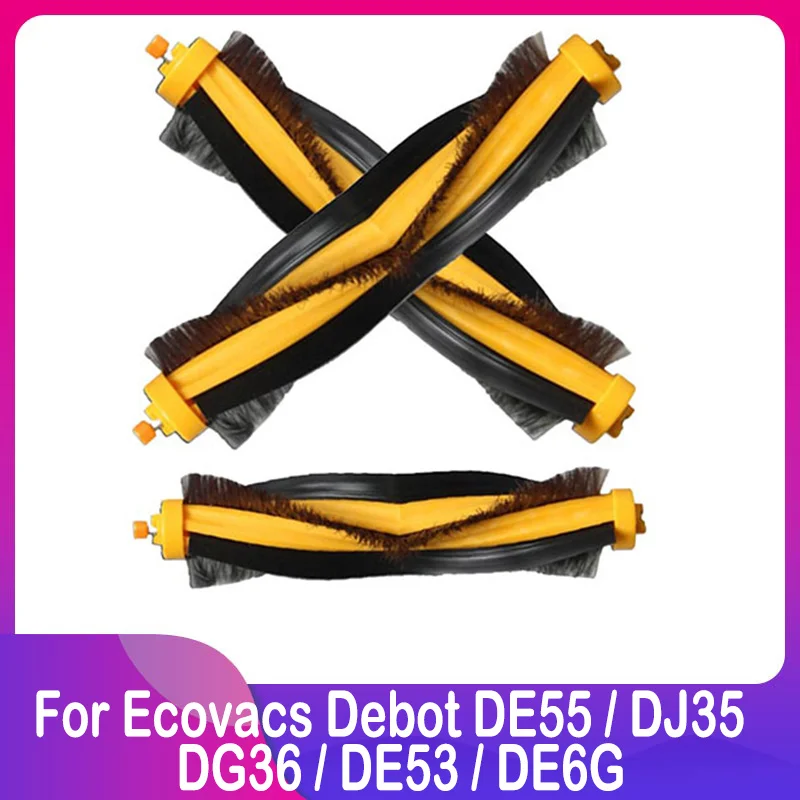 For Ecovacs Debot DE55 / DJ35 / DG36 / DE53 / DE6G Robotic Vacuum Cleaner Main Brush Roller Replacement Spare Parts Accessories