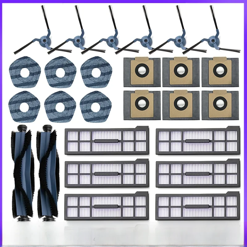 Voor Eufy X10 Pro Omni Vervangende Onderdelen Accessoires Roller Zijborstel Filter Mop Doek Vodden Pads Stofzak Stofzuiger Deel - afbeelding 2