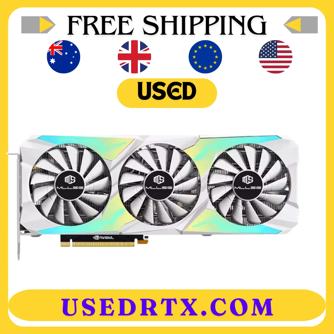 

MLLSE Graphics Card RTX 3070 8GB Placa De Video NVIDIA GPU 12Pin GDDR6 256bit HDMI*1 DP*3 PCI-E 4.0 x16 rtx3070 8gb Gaming white