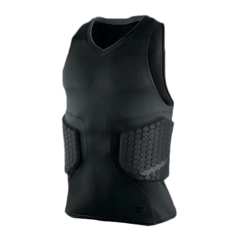 Gilet d'entraînement serré en nid d'abeille, haut sans manches professionnel, gilet Anti-Collision, maillots de basket-ball et de Football, T-Shirts Anti-Collision pour salle de sport