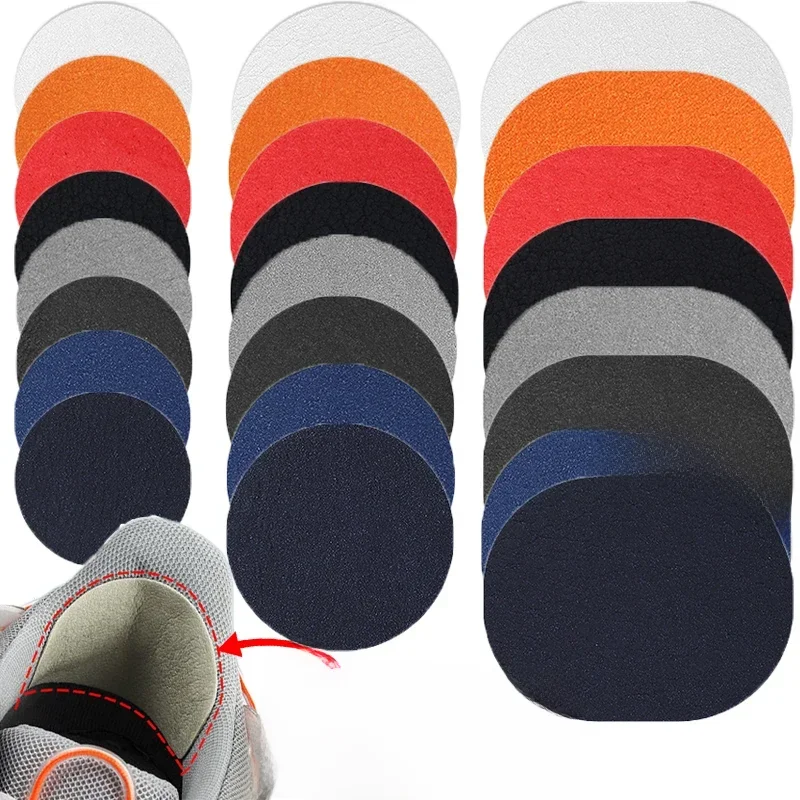 6pcs/set Heel Wear Repair Shoe Patch Stickers Unisex Anti-Wear Heel Foot Care Tools Foot Care Pad Inserts Sneakers Protector — zdjęcie 2