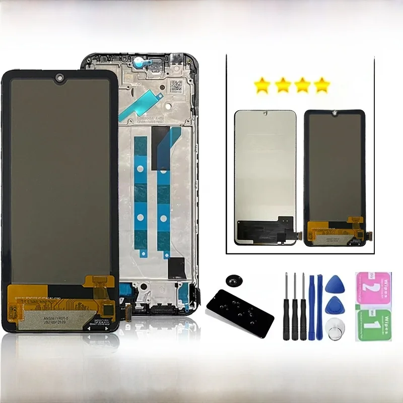 6.67' Przetestowane dla Xiaomi Redmi Note 12 Pro 4G ‎ Wyświetlacz LCD z ekranem dotykowym i digitizerem do Note12Pro 4G 2209116AG, kompletny moduł LCD — zdjęcie produktu 7