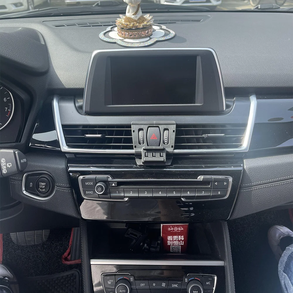 15W Car Phone Holder for BMW 2 Series F45 F46 220i 216d 2015~2018 GPS Clip Magnetic Support Wireless Charging Accessories iPhone