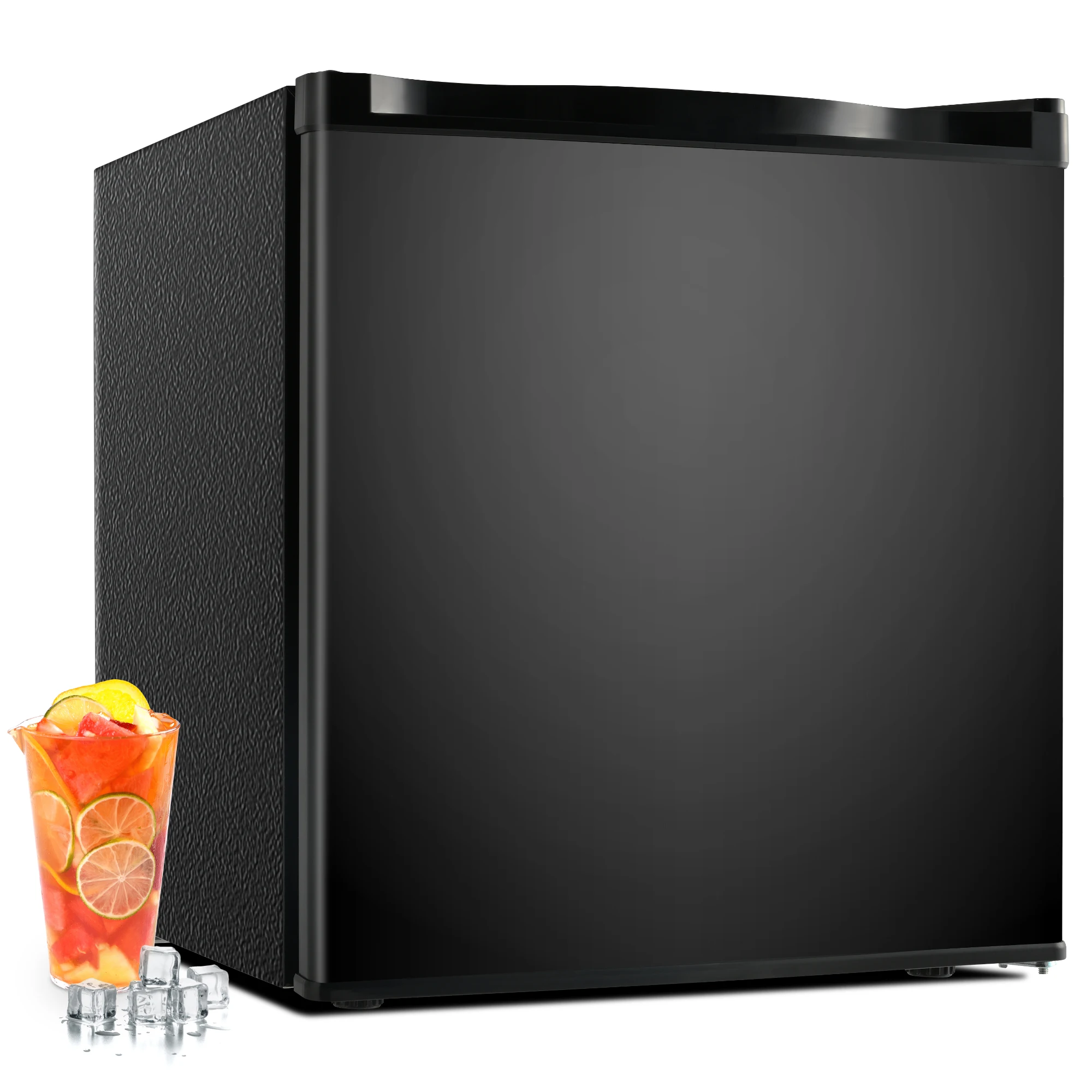 

Мини-холодильник Vibekio 1,7 Cu.Ft с морозильной камерой, двусторонний однодверный компактный холодильник, регулируемый холодильник для спальни, офиса, общежития