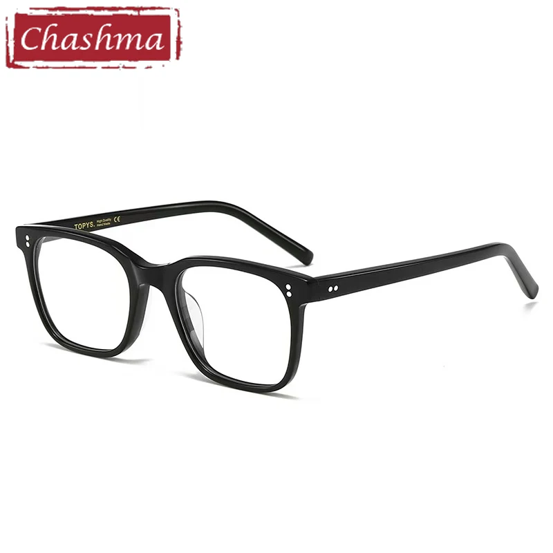 

Chashma Men Retro Prescription Glasses Frame Women Full Rim Optical Spectacles High Quakity Acetate for Presbyopia Myopia Lenses