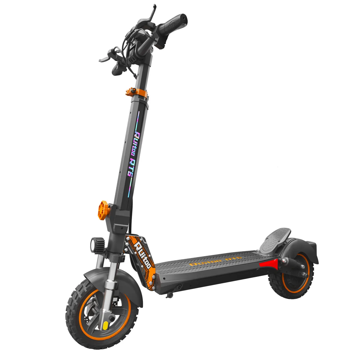 ZYLVRO RT6 E Scooter, 800-W-Motor, 48-V-15-Ah-Akku, 10-Zoll-Fettreifen, hydraulische Bremsen mit Vollfederung, Höchstgeschwindigkeit 25 km/h, maximale Reichweite 55 km