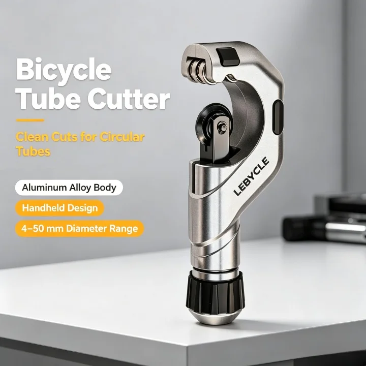 Handheld Tube Cutter Guide Rollers Roller Tube Cutter Cutting Wheel for Bicycle Front Fork Handlebar Seatpost Tube Cutter